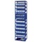 Regalturm DIN-Normteile mit Schubl.lampenmodul 2000x542,5x364 mm, orange